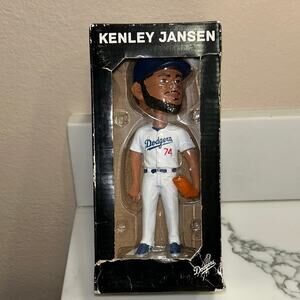 Kenley Jansen LA Dodgers Bobblehead #74 SGA Farmer John 2017 Box Wear
